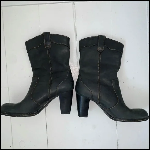 Born Black Boots Women’s Size 8 - Picture 1 of 5
